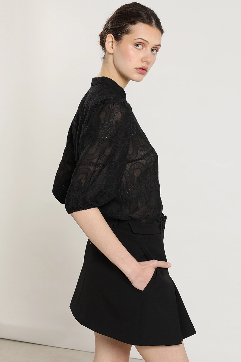 BLUSA BORDADO FANTASIA, NEGRO LIOLA - 3