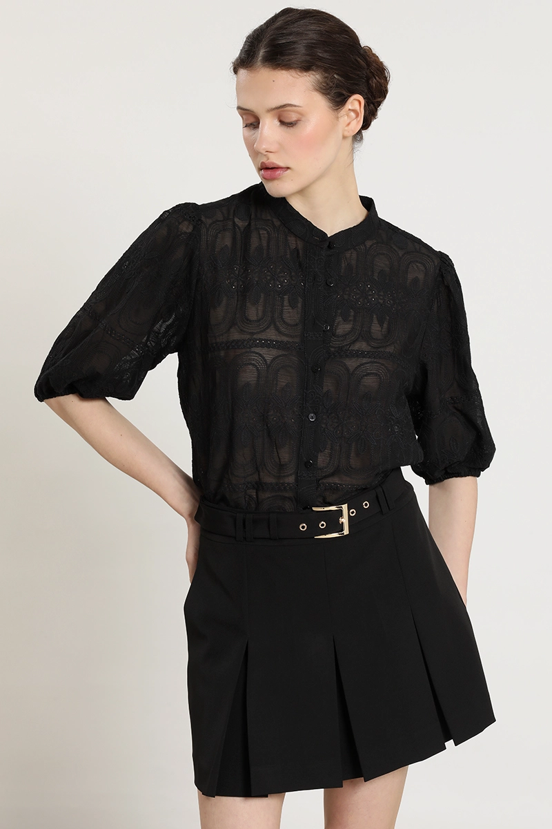 BLUSA BORDADO FANTASIA, NEGRO LIOLA - 4