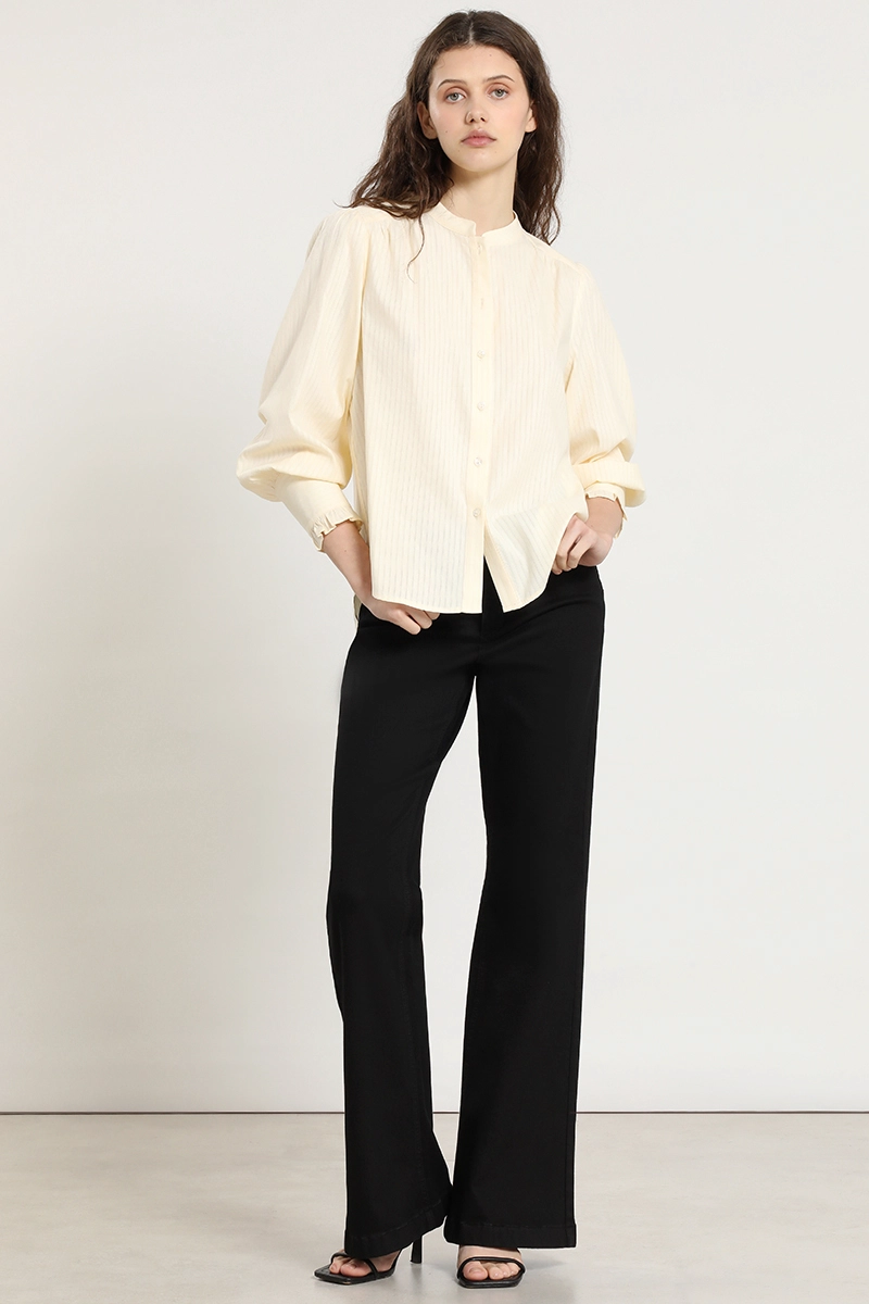JEANS COLOR FLARE, NEGRO LIOLA - 4