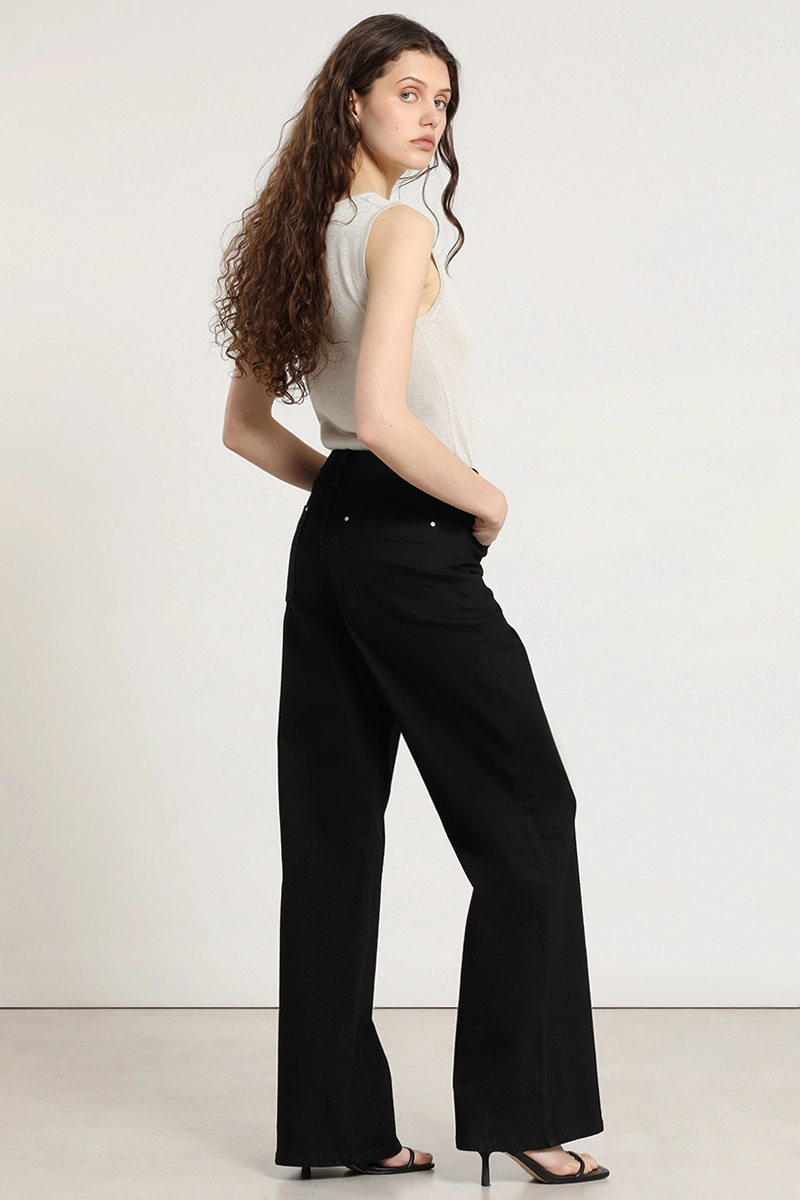 JEANS COLOR, STRAIGHT, NEGRO LIOLA - 3