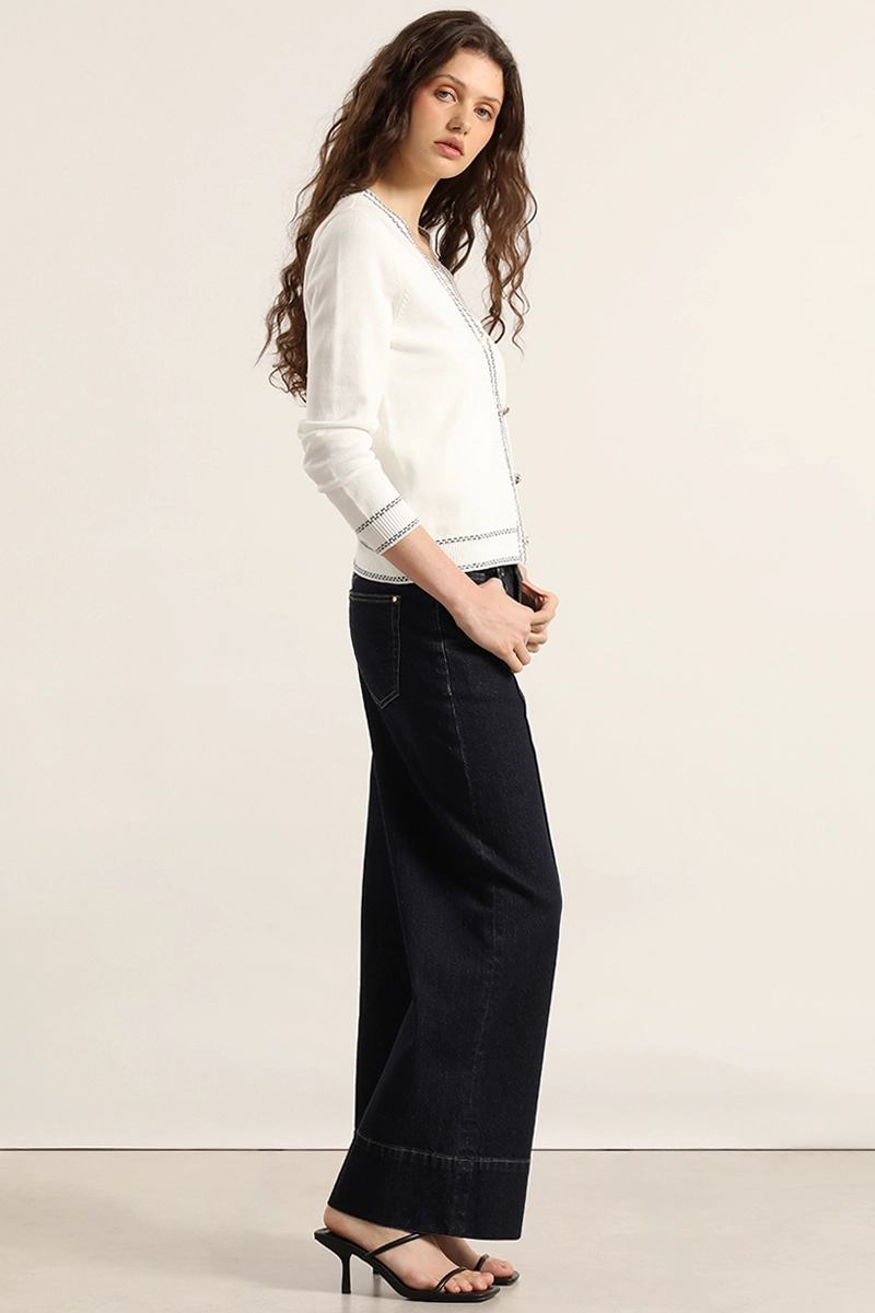 CARDIGAN PUNTO, LINEAS CONTRATONO, CRUDO LIOLA - 2