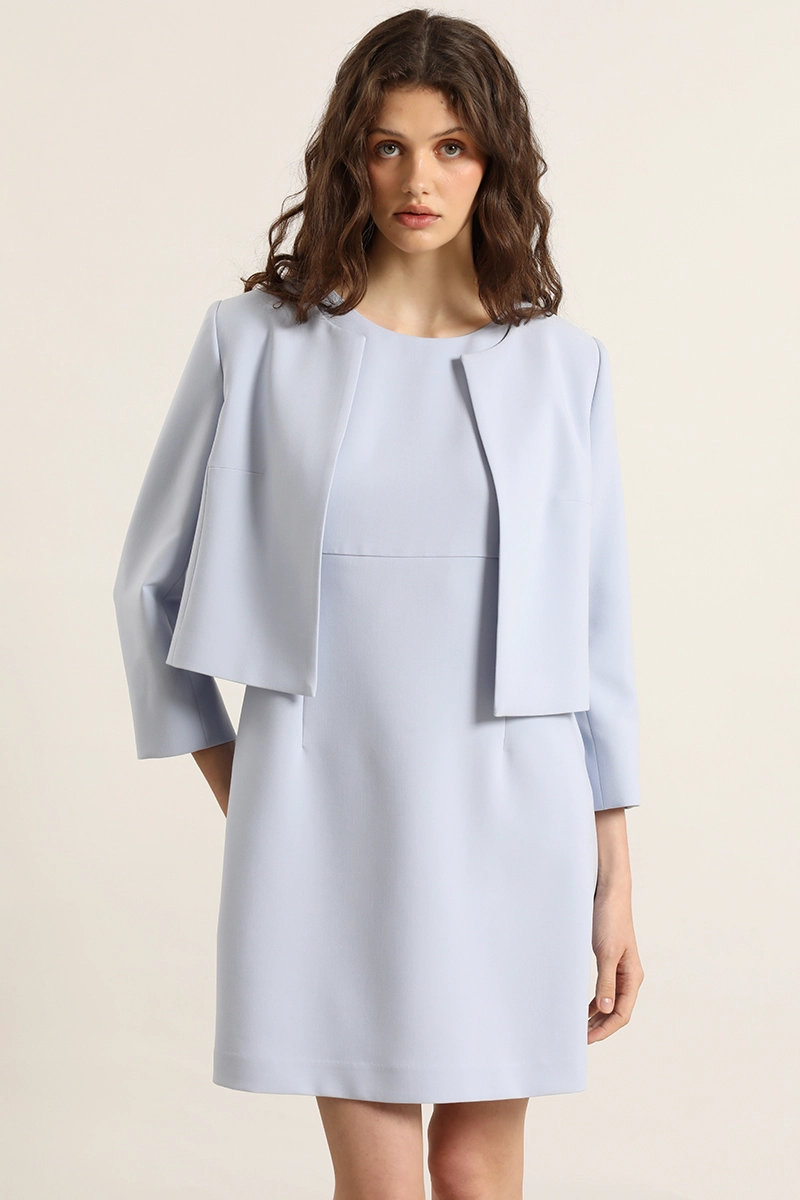 VESTIDO CORTO, JUMPER, CELESTE LIOLA - 2