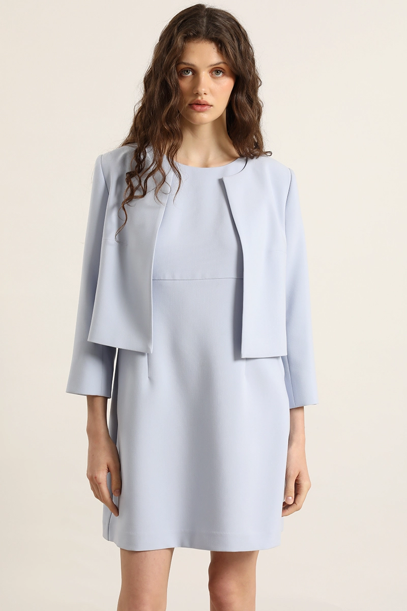VESTIDO CORTO, JUMPER, CELESTE LIOLA - 5