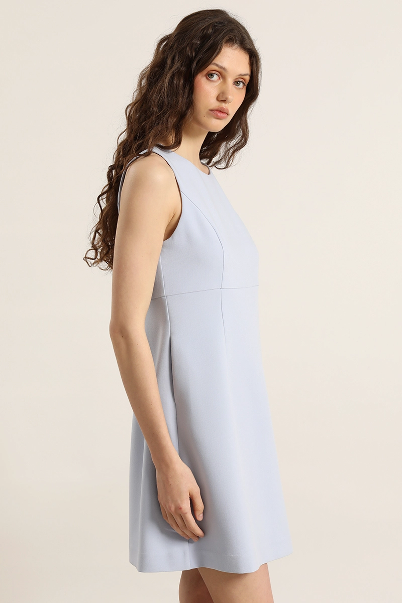 VESTIDO CORTO, JUMPER, CELESTE LIOLA - 6
