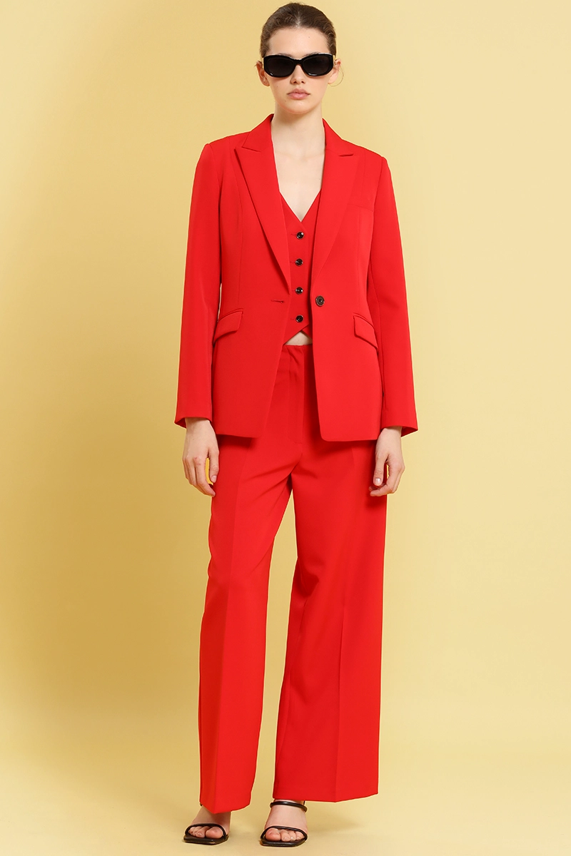 BLAZER ENTALLADO BASICO, ROJO LIOLA - 7