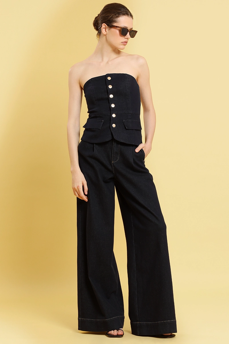 JEANS EXTRA PALAZZO, INDIGO LIOLA - 3