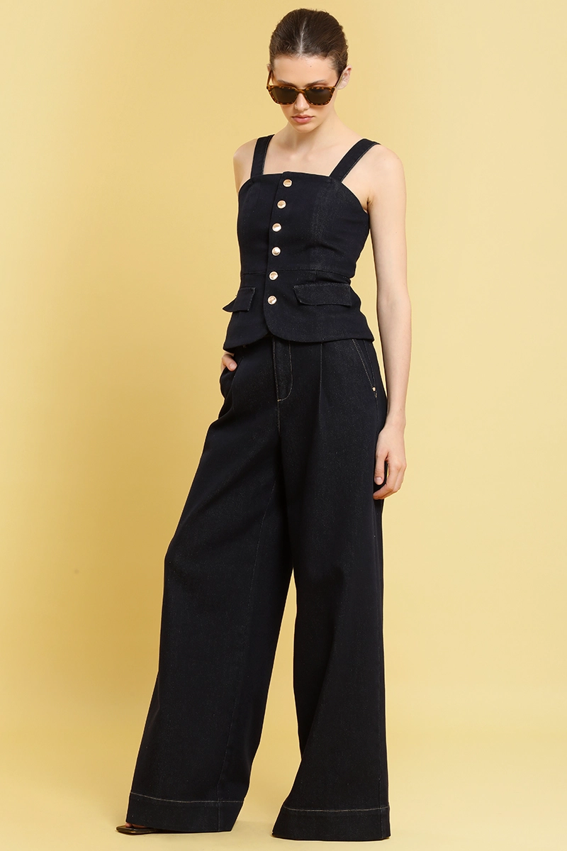 JEANS EXTRA PALAZZO, INDIGO LIOLA - 4