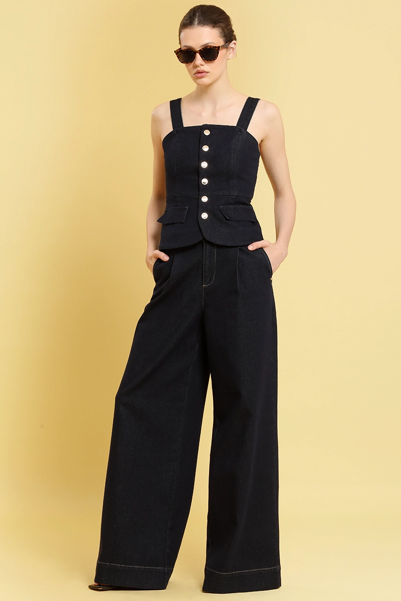 TOP DENIM BROCHES, INDIGO LIOLA - 6