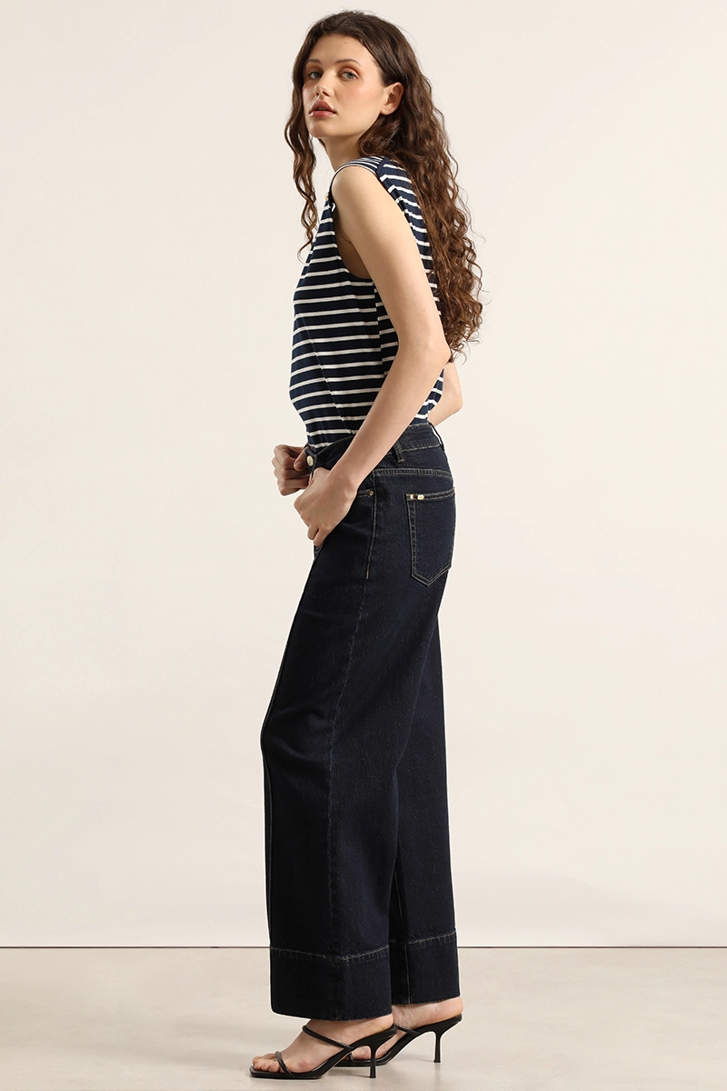 JEANS WIDE LEG, INDIGO LIOLA - 3