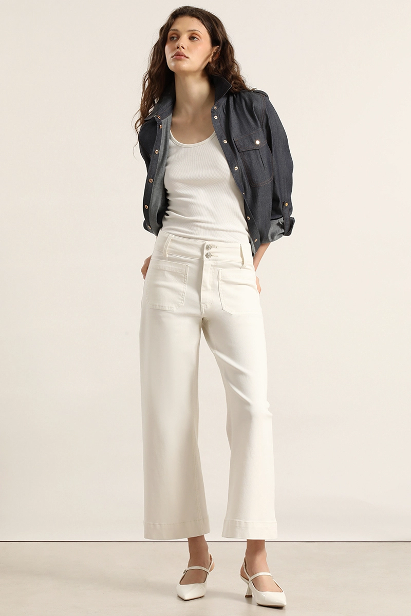 JEANS COLOR, WIDE LEG, CRUDO LIOLA - 1