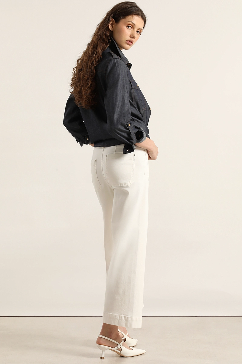 JEANS COLOR, WIDE LEG, CRUDO LIOLA - 2