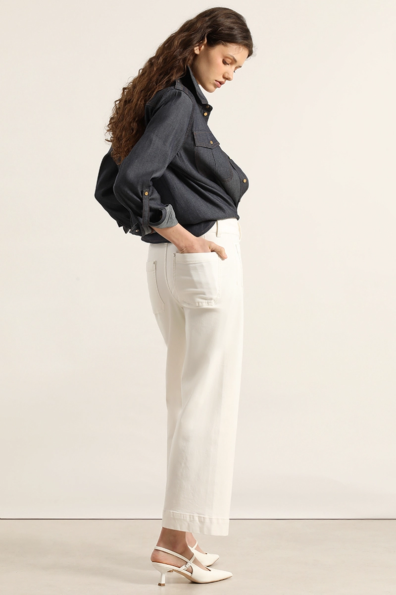 JEANS COLOR, WIDE LEG, CRUDO LIOLA - 4