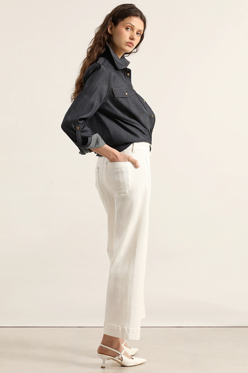 JEANS COLOR, WIDE LEG, CRUDO LIOLA - 5