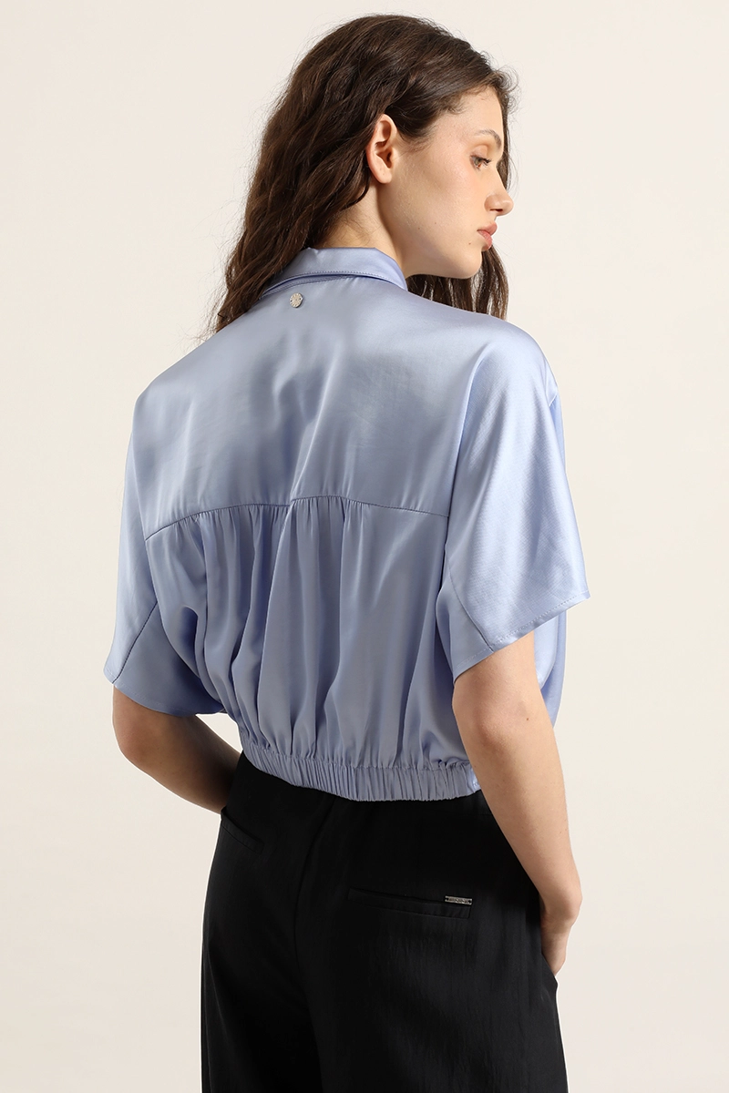 BLUSA SATIN, AMARRE CINTURA, CELESTE LIOLA - 5