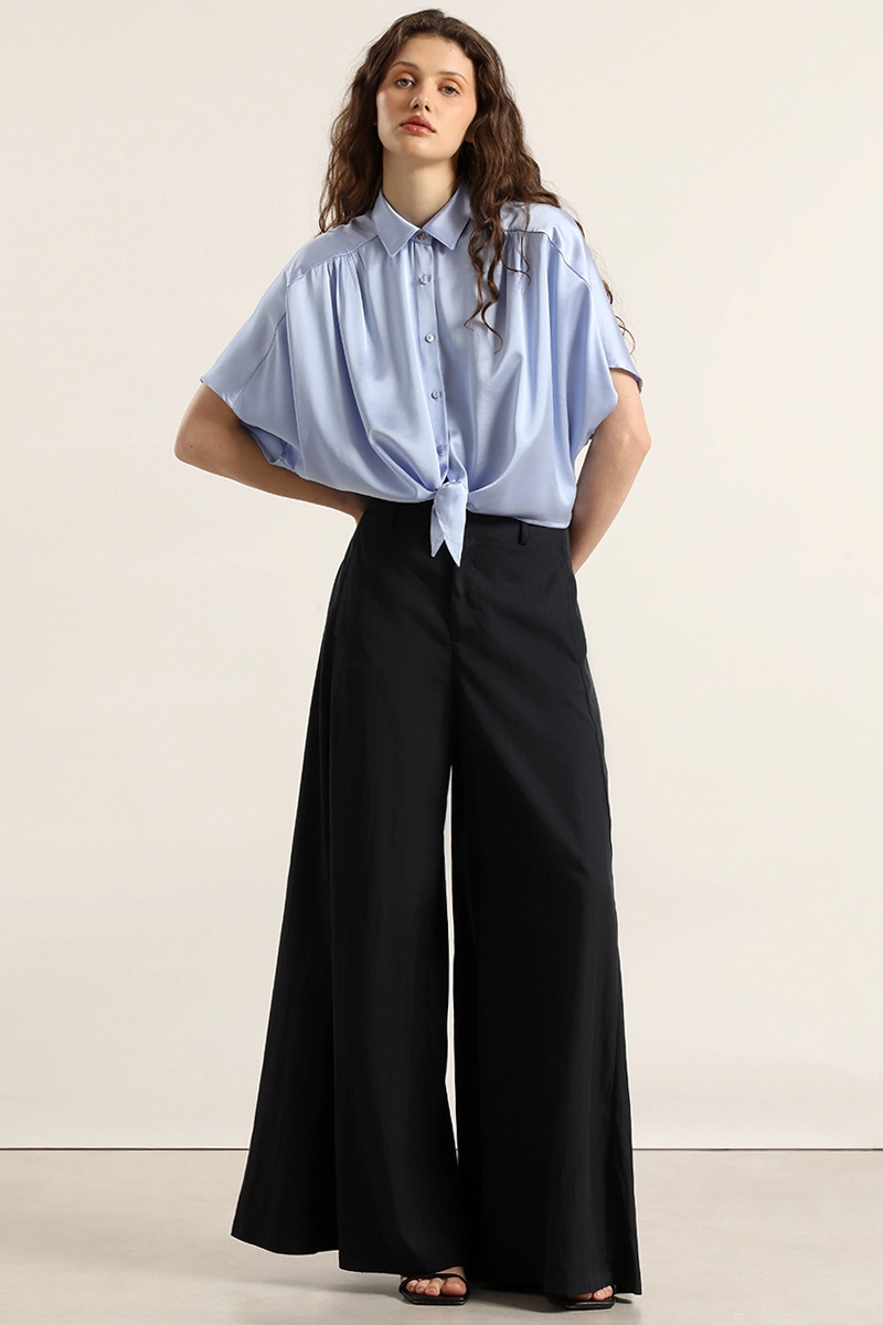 BLUSA SATIN, AMARRE CINTURA, CELESTE LIOLA - 7