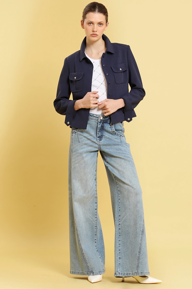 JEANS PALAZZO, TIRO ALTO, CELESTE LIOLA - 4