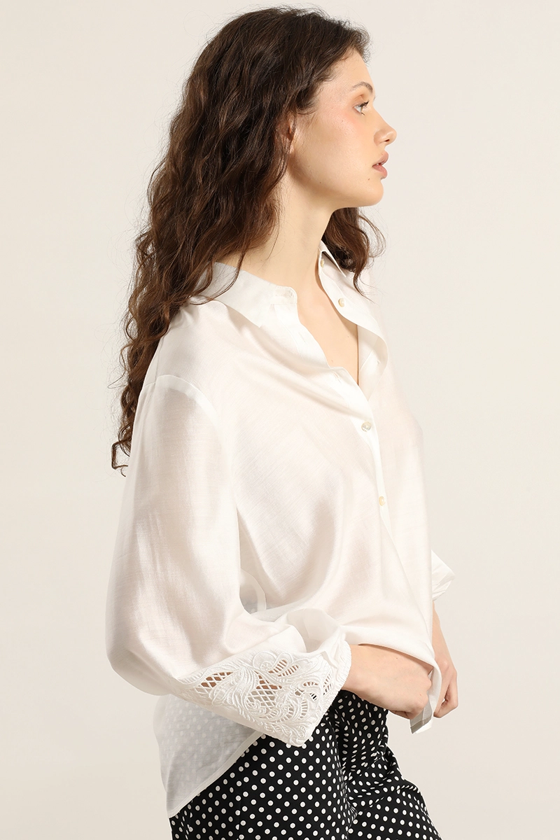 BLUSA APLICACION FANTASIA, CRUDO LIOLA - 6