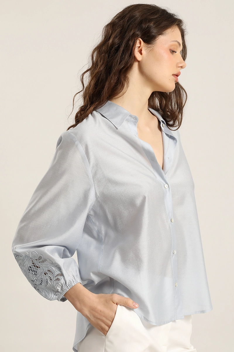 BLUSA APLICACION FANTASIA, CELESTE LIOLA - 3