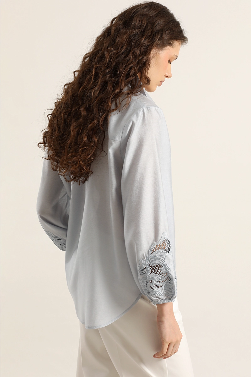 BLUSA APLICACION FANTASIA, CELESTE LIOLA - 4