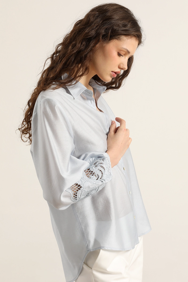 BLUSA APLICACION FANTASIA, CELESTE LIOLA - 5