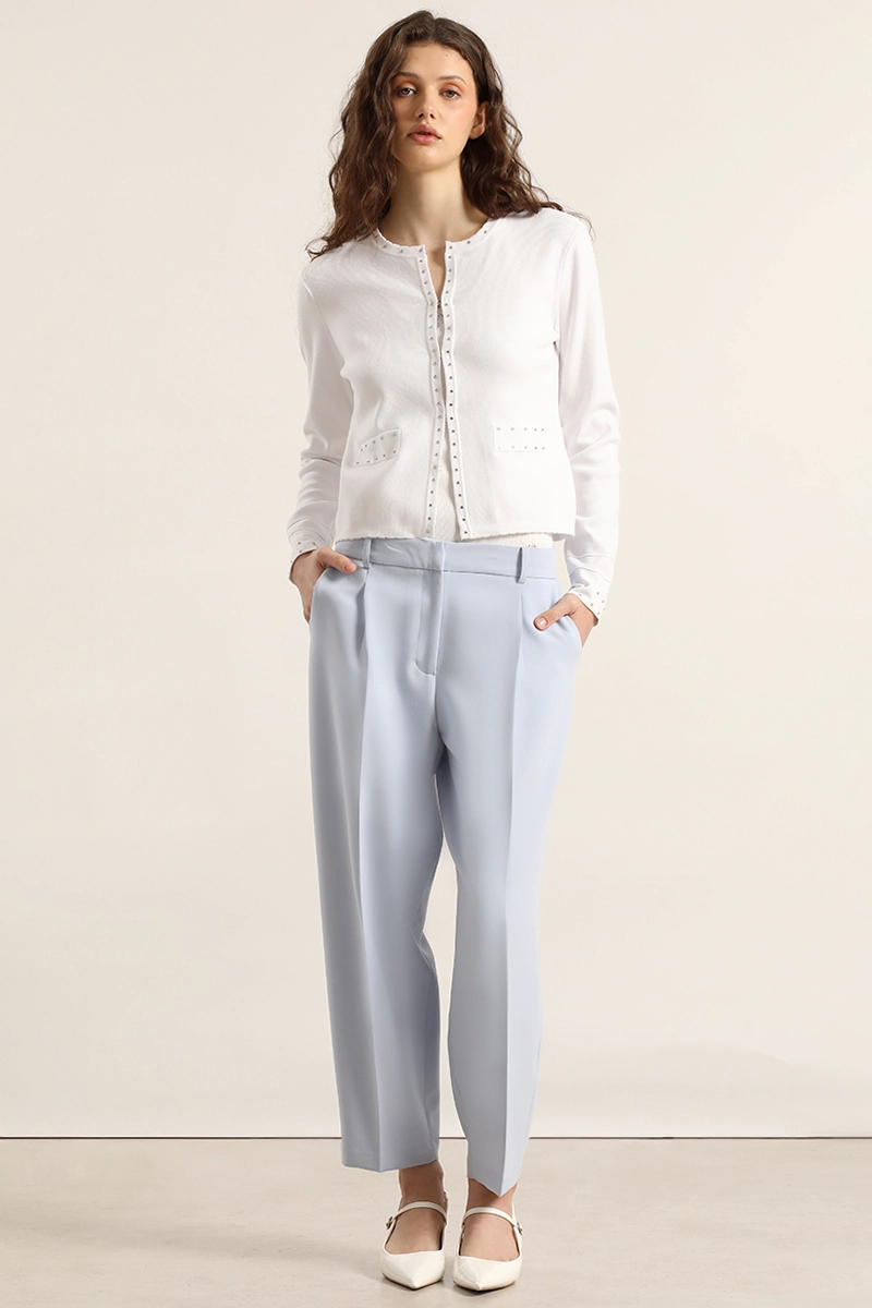 CARDIGAN PUNTO, TACHAS, CRUDO LIOLA - 7