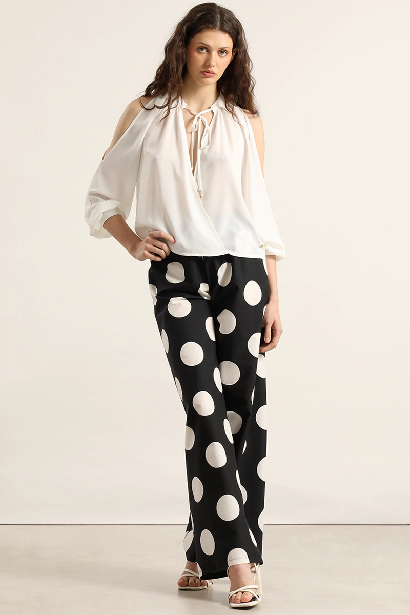 BLUSA ABERTURA EN HOMBROS, CRUDO LIOLA - 2