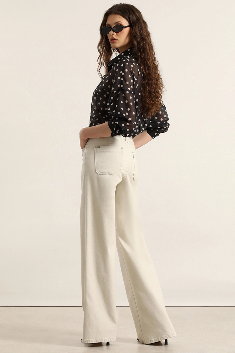 JEANS COLOR, STRAIGHT, BEIGE LIOLA - 4