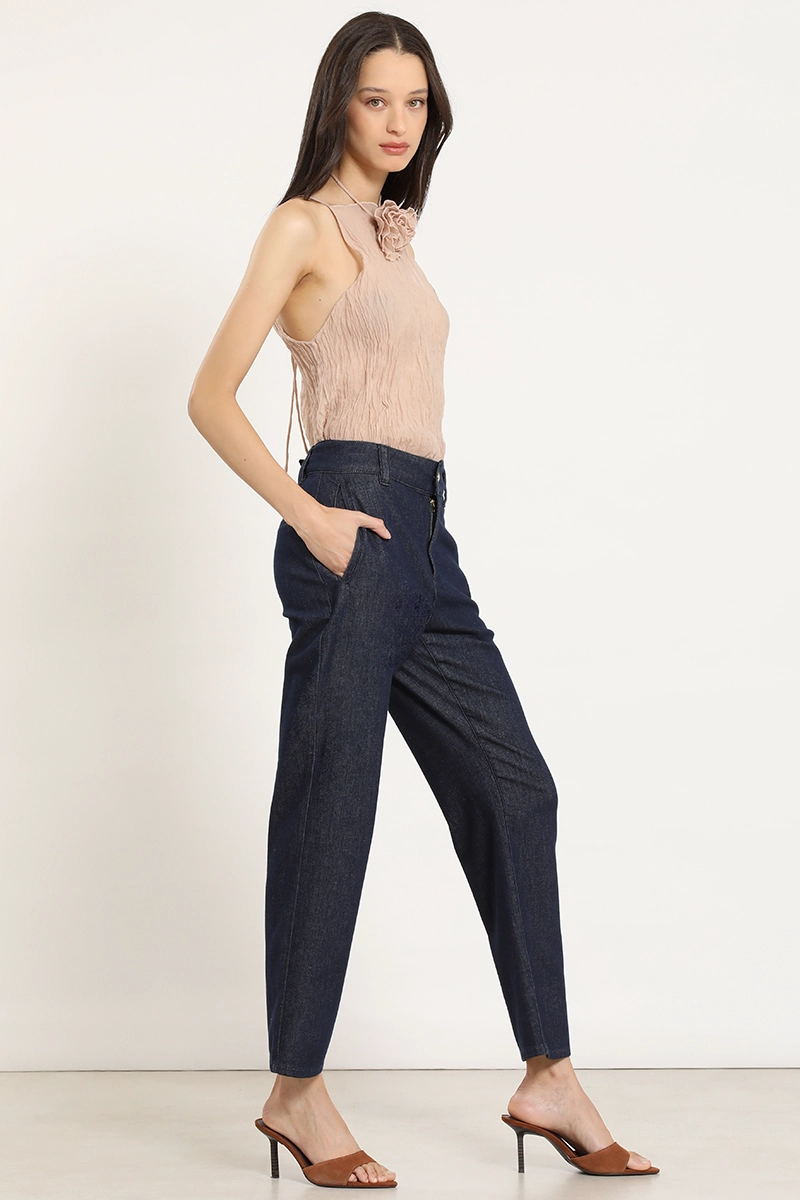 JEANS SASTRE, TIRO ALTO, INDIGO LIOLA - 5