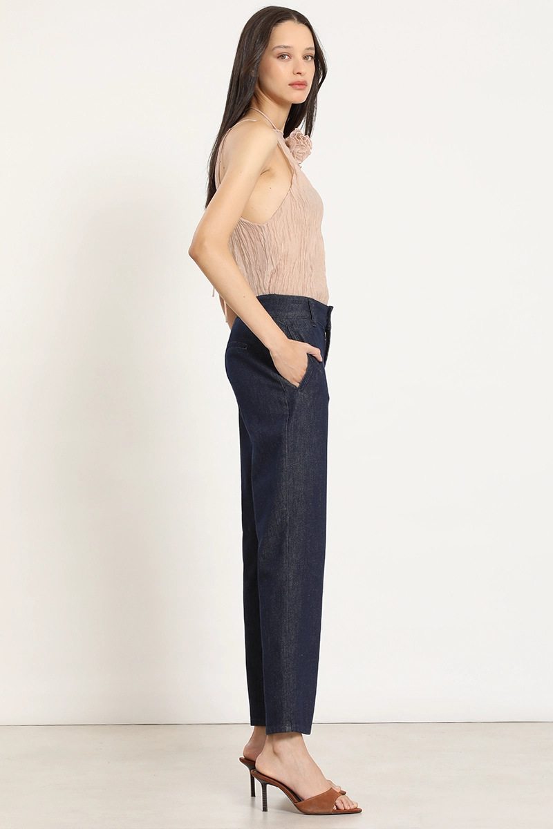 JEANS SASTRE, TIRO ALTO, INDIGO LIOLA - 7