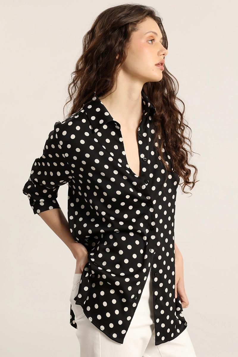 BLUSA LUNARES LARGA, NEGRO LIOLA - 4