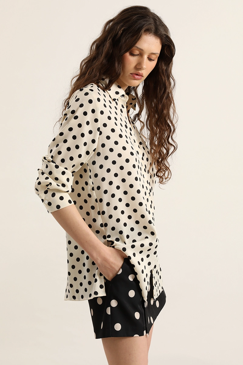 BLUSA LUNARES LARGA, BEIGE LIOLA - 7