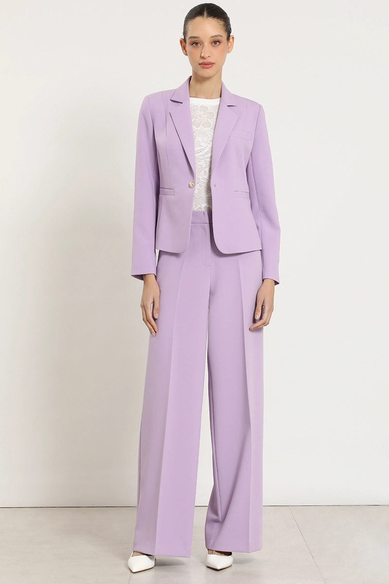 PANTALON ANCHO CON CADENA, LILA LIOLA - 4