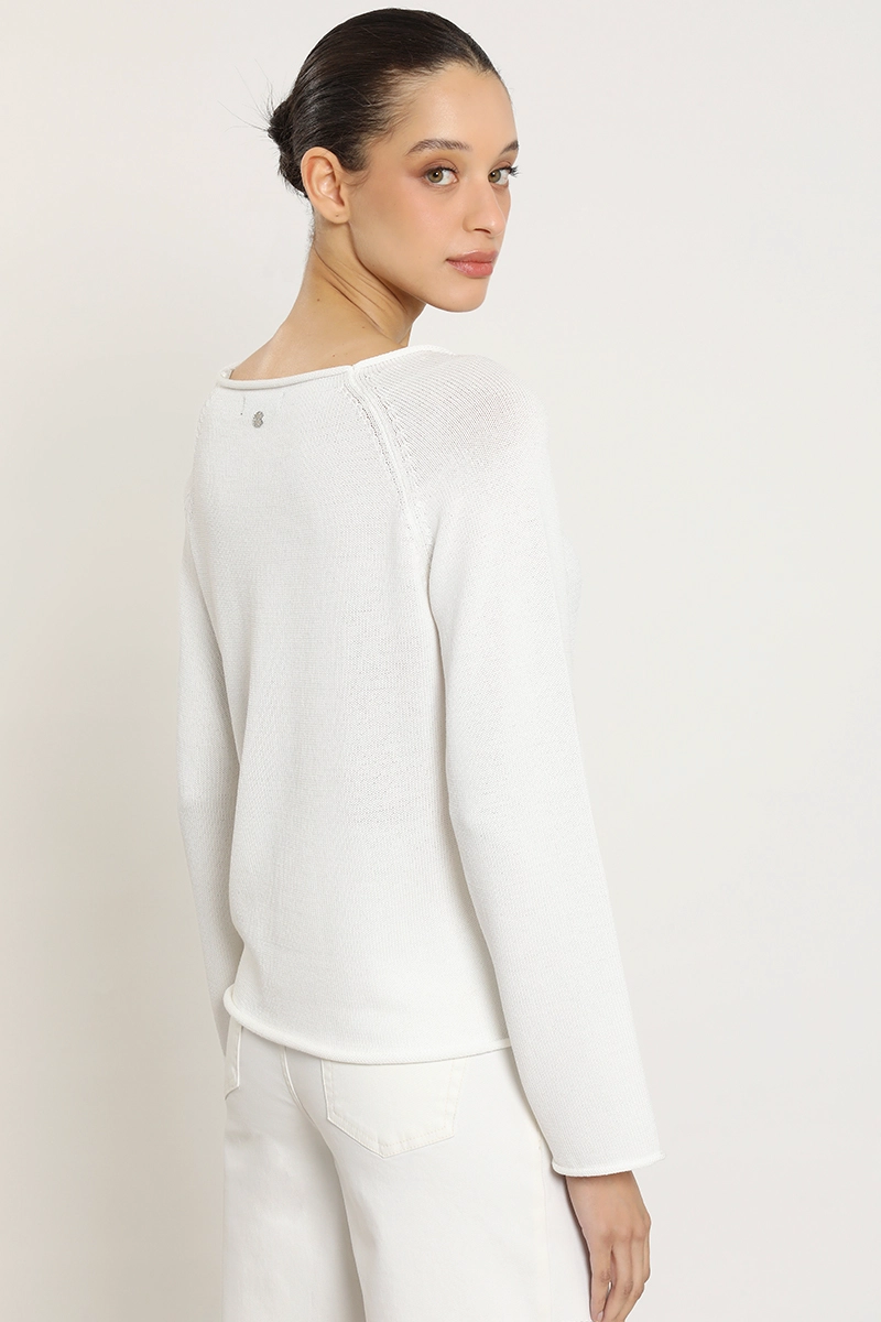 SWEATER PUNTO BASICO, CRUDO LIOLA - 4