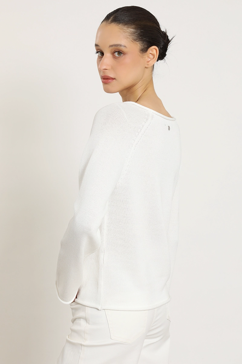 SWEATER PUNTO BASICO, CRUDO LIOLA - 6