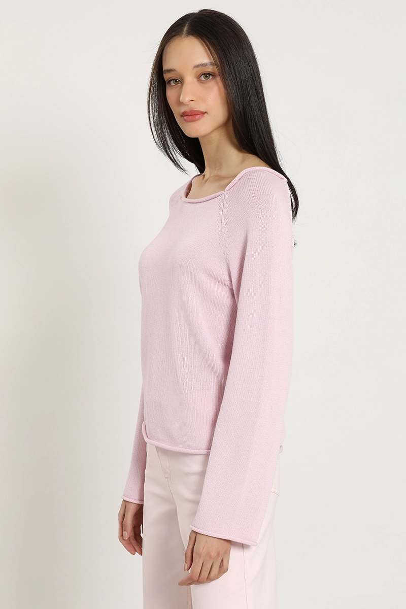 SWEATER PUNTO BASICO, ROSA LIOLA - 2