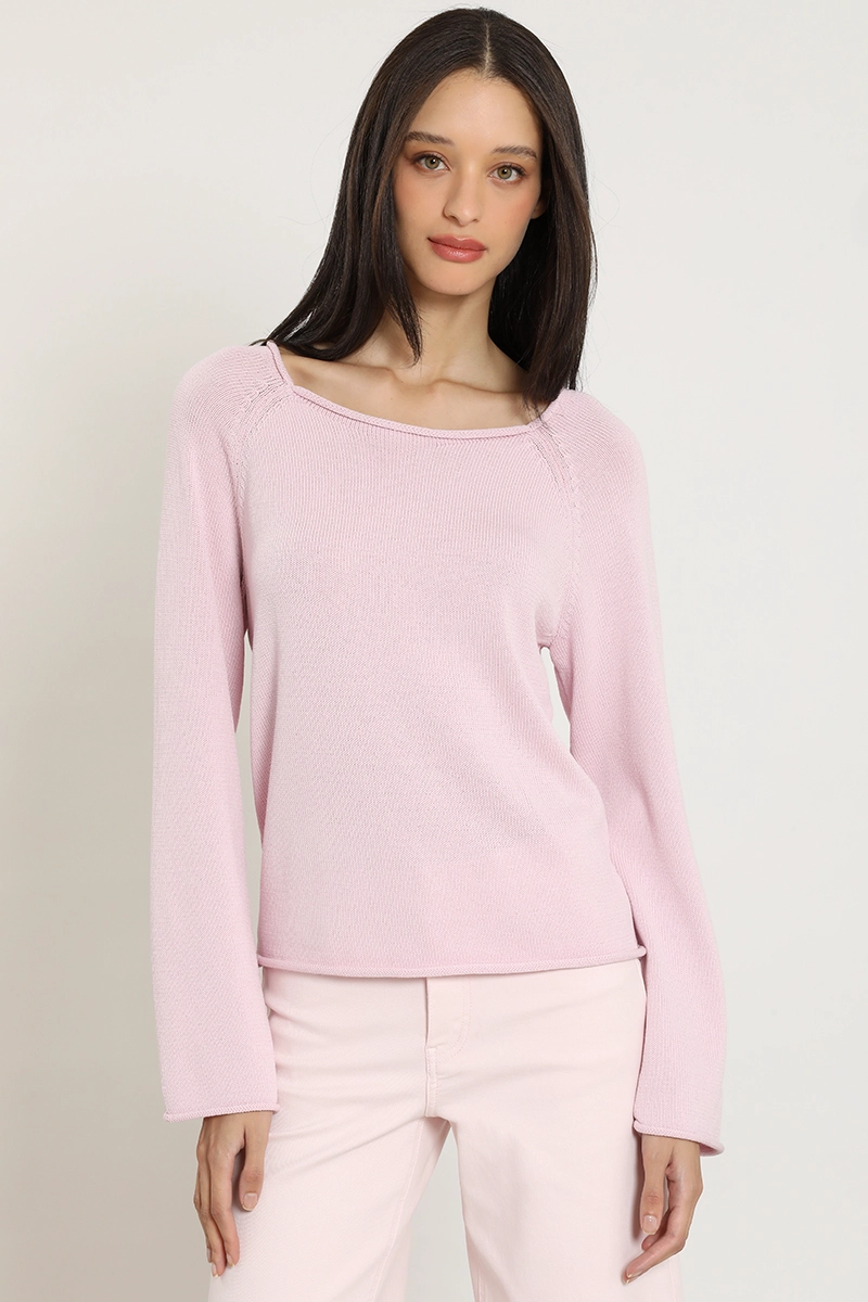 SWEATER PUNTO BASICO, ROSA LIOLA - 3