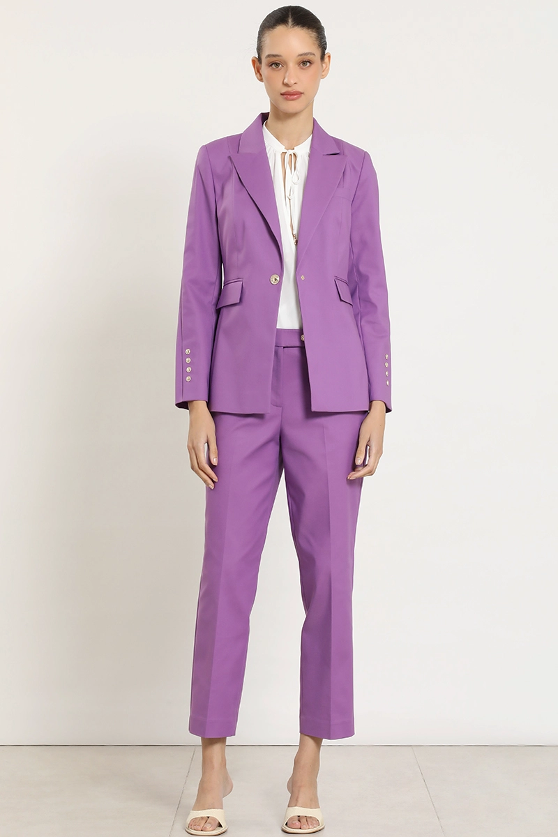 PANTALON SASTRE, TIRO ALTO, VIOLETA LIOLA - 1