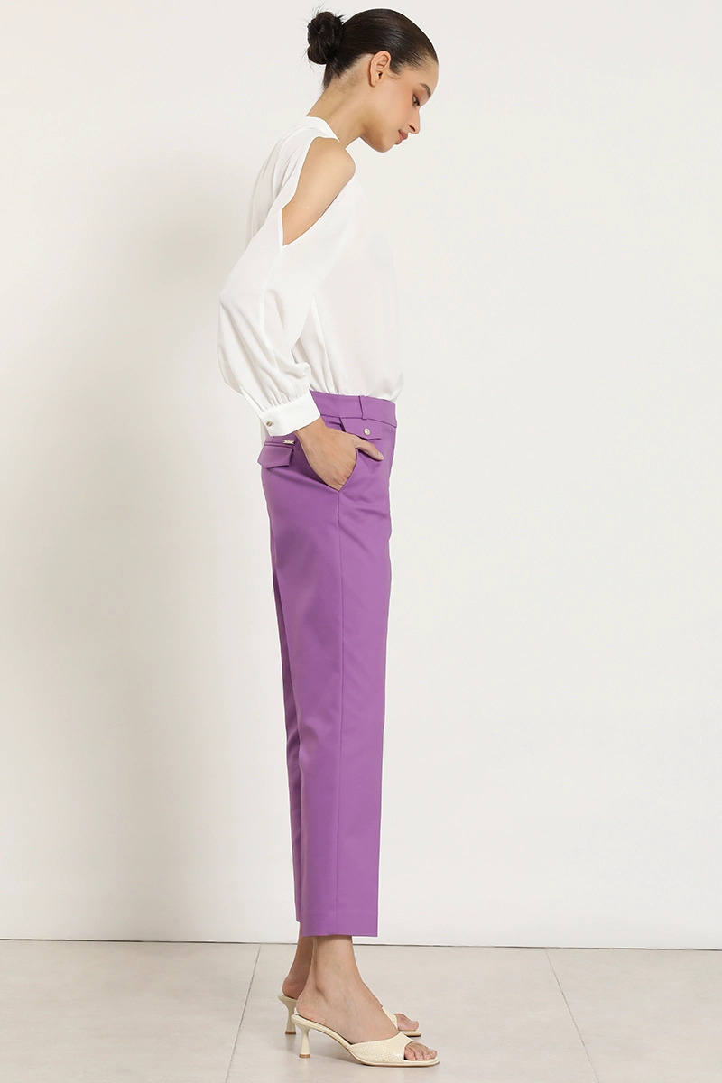 PANTALON SASTRE, TIRO ALTO, VIOLETA LIOLA - 4