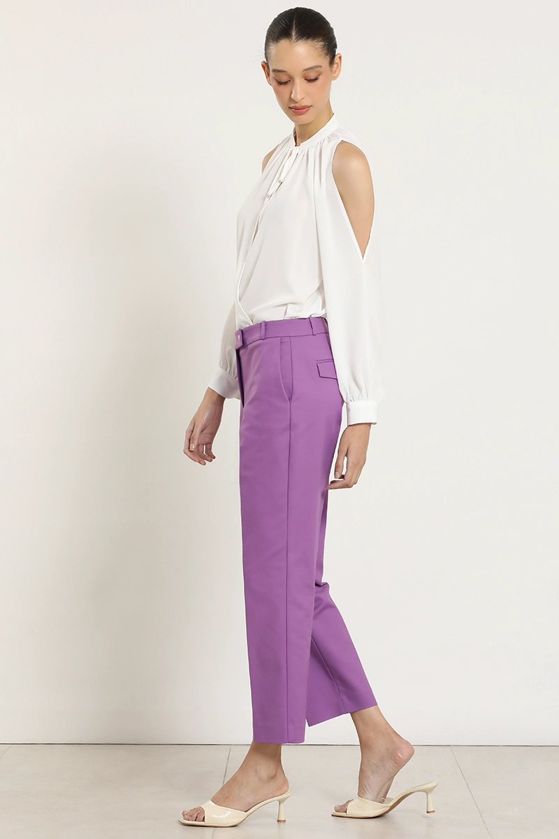 PANTALON SASTRE, TIRO ALTO, VIOLETA LIOLA - 5
