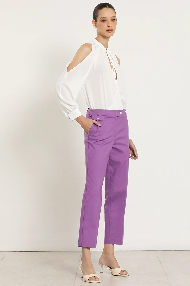 PANTALON SASTRE, TIRO ALTO, VIOLETA LIOLA - 6