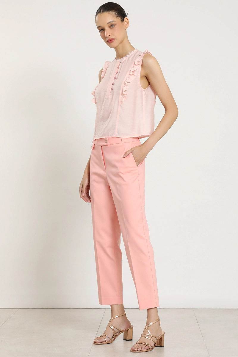 PANTALON SASTRE, TIRO ALTO, CORAL LIOLA - 4