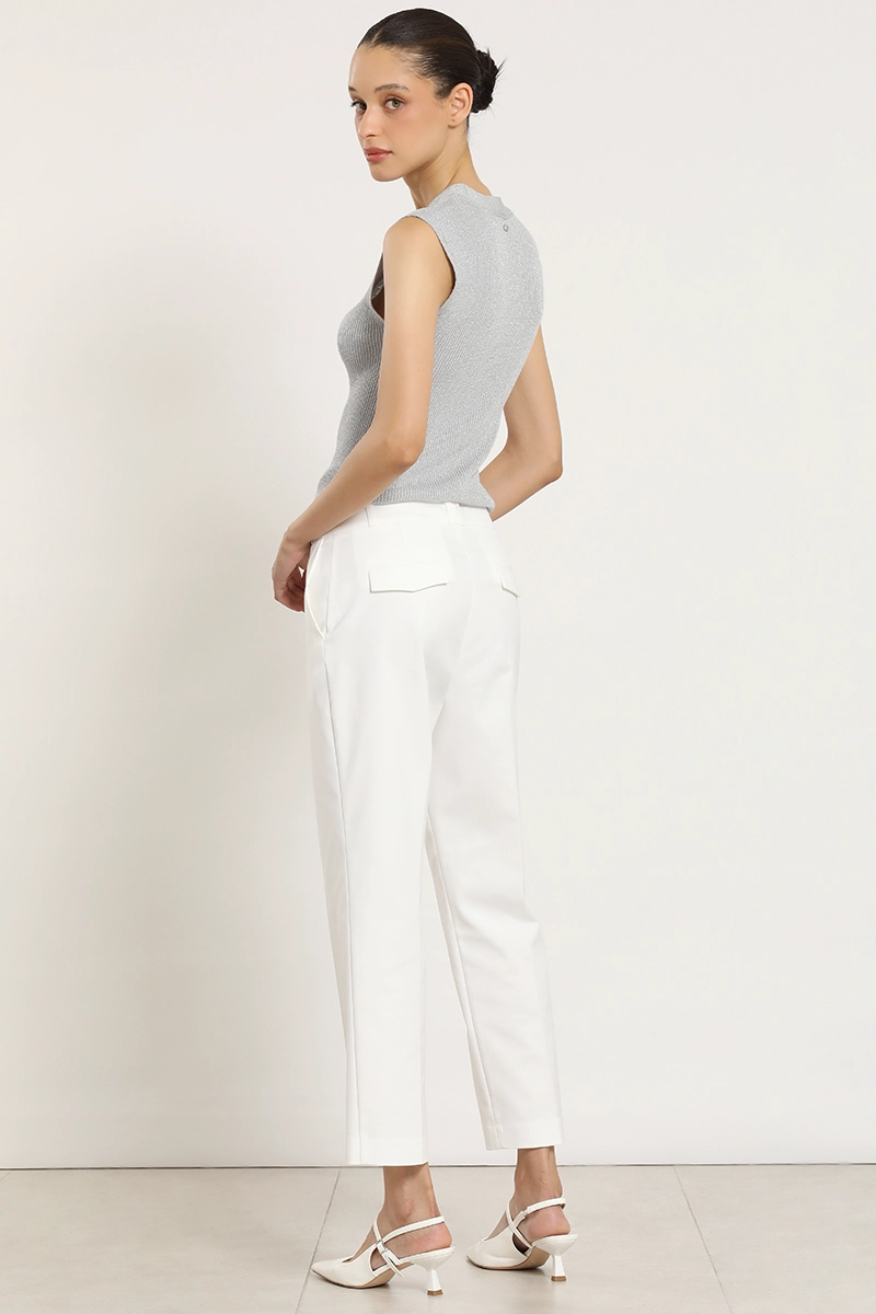 PANTALON SASTRE, TIRO ALTO, CRUDO LIOLA - 4