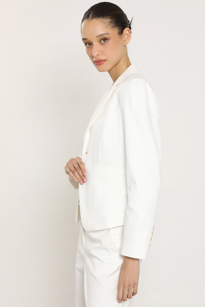 BLAZER ENTALLADO HOMBRO FANTASIA, CRUDO LIOLA - 3