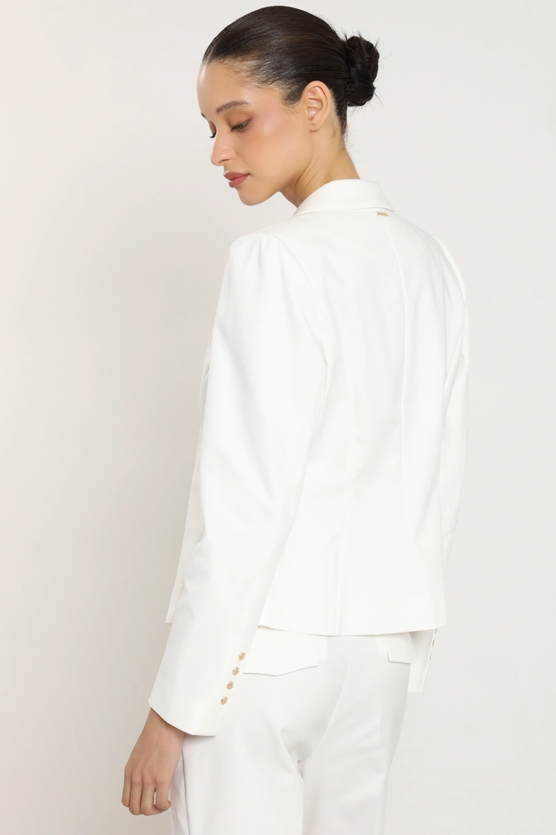 BLAZER ENTALLADO HOMBRO FANTASIA, CRUDO LIOLA - 4