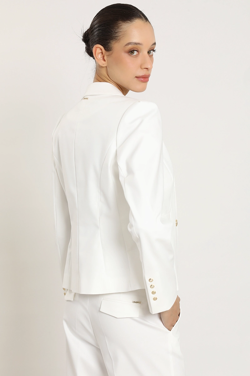 BLAZER ENTALLADO HOMBRO FANTASIA, CRUDO LIOLA - 5