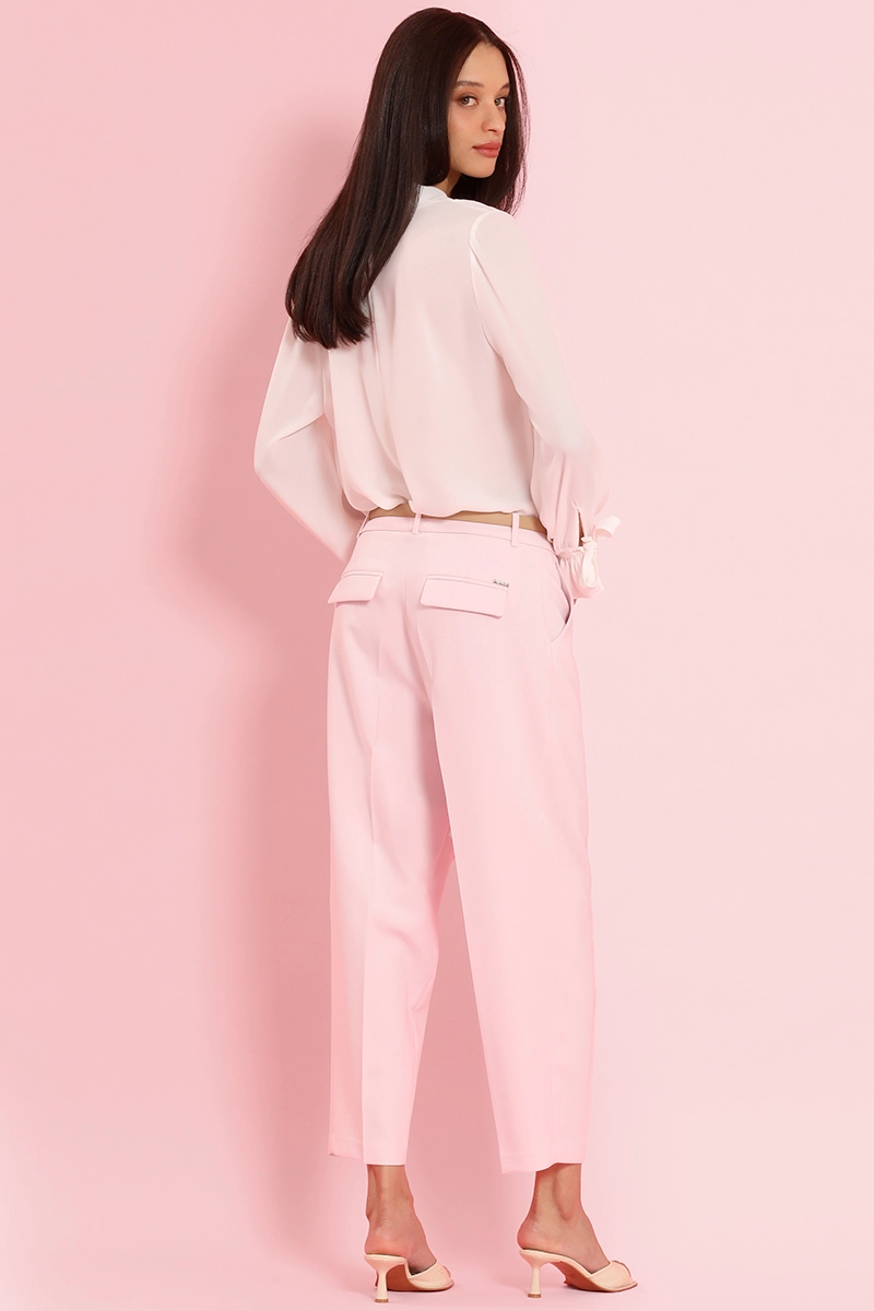 PANTALON SASTRE CON CINTURON, ROSA LIOLA - 5