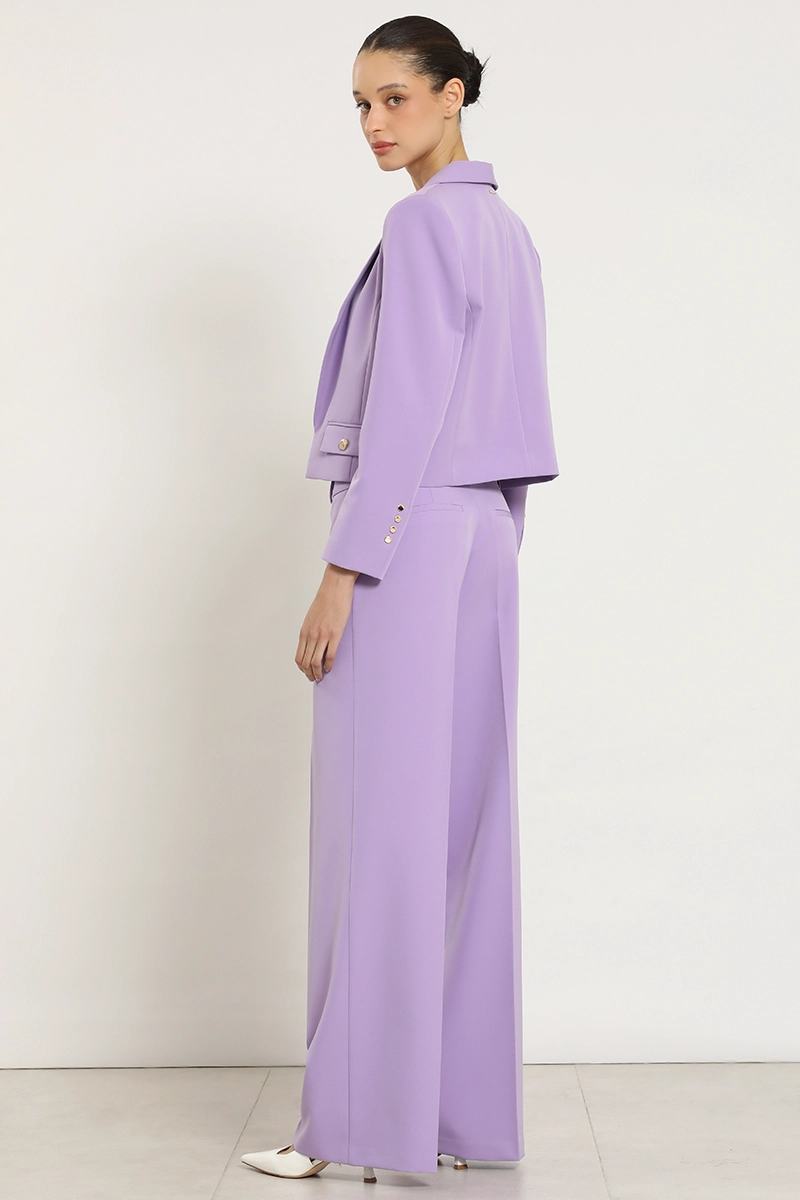 PANTALON ANCHO BASICO, LILA LIOLA - 3