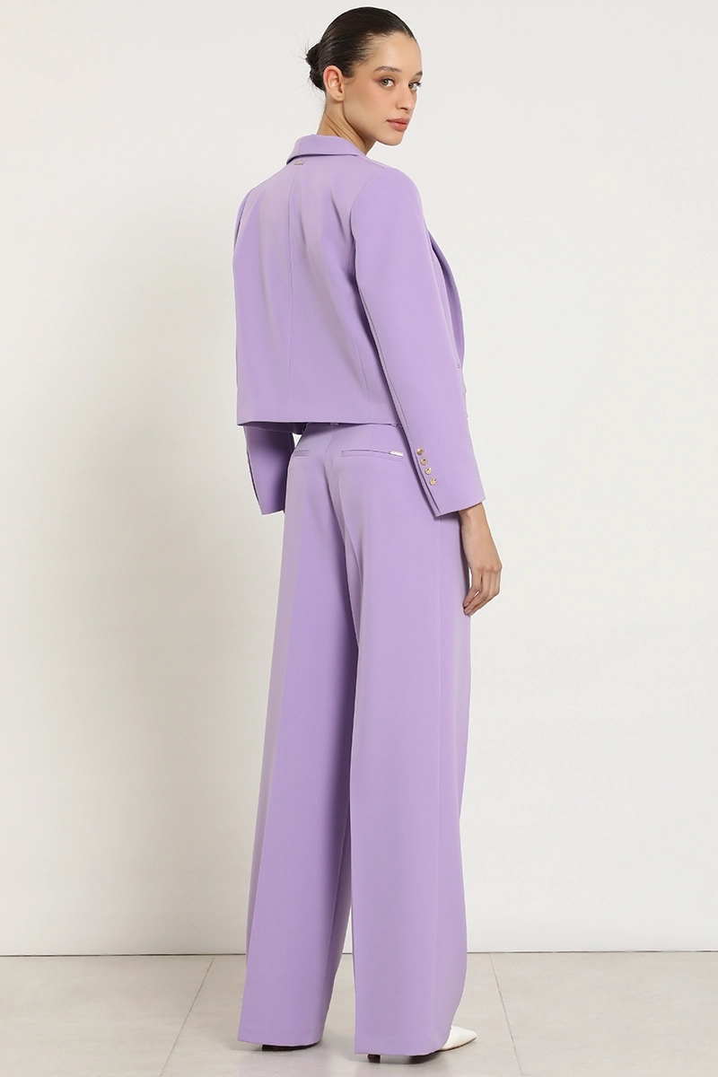 PANTALON ANCHO BASICO, LILA LIOLA - 6