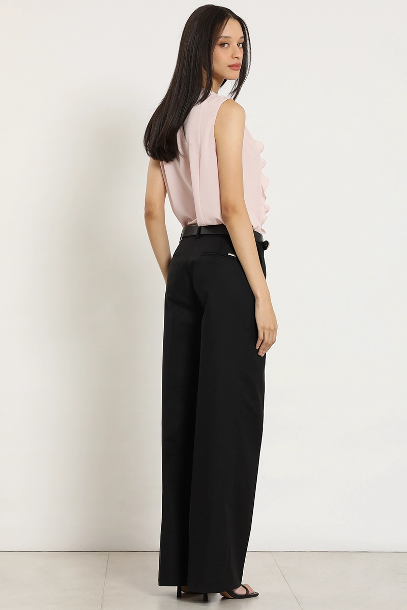 PANTALON RECTO, BASICO, NEGRO LIOLA - 3