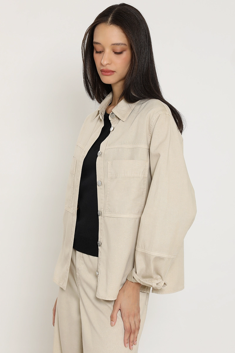 CHAQUETA LYOCELL LINO, CRUDO LIOLA - 2